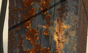 Rusted beam
