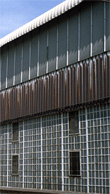 Rusted sheeting